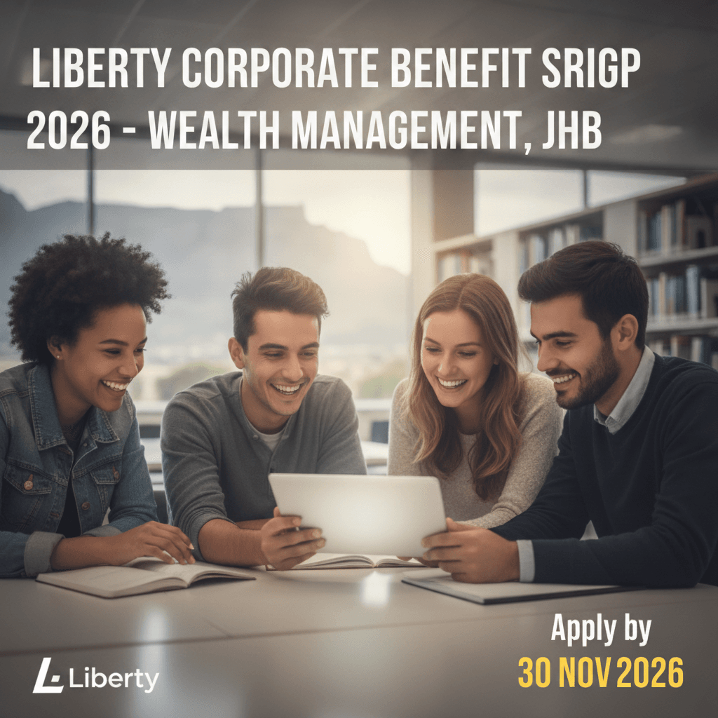 Liberty Corporate Benefits Learnership 2026 – Wealth Management, JHB