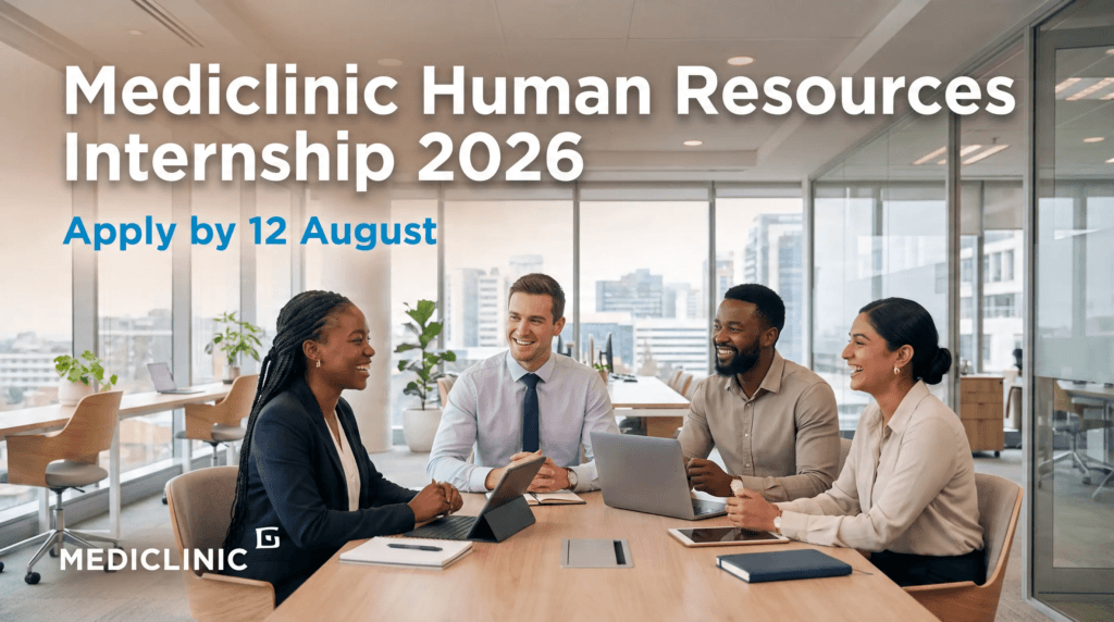 Mediclinic Human Resources Internship 2026 – Apply by 12 August