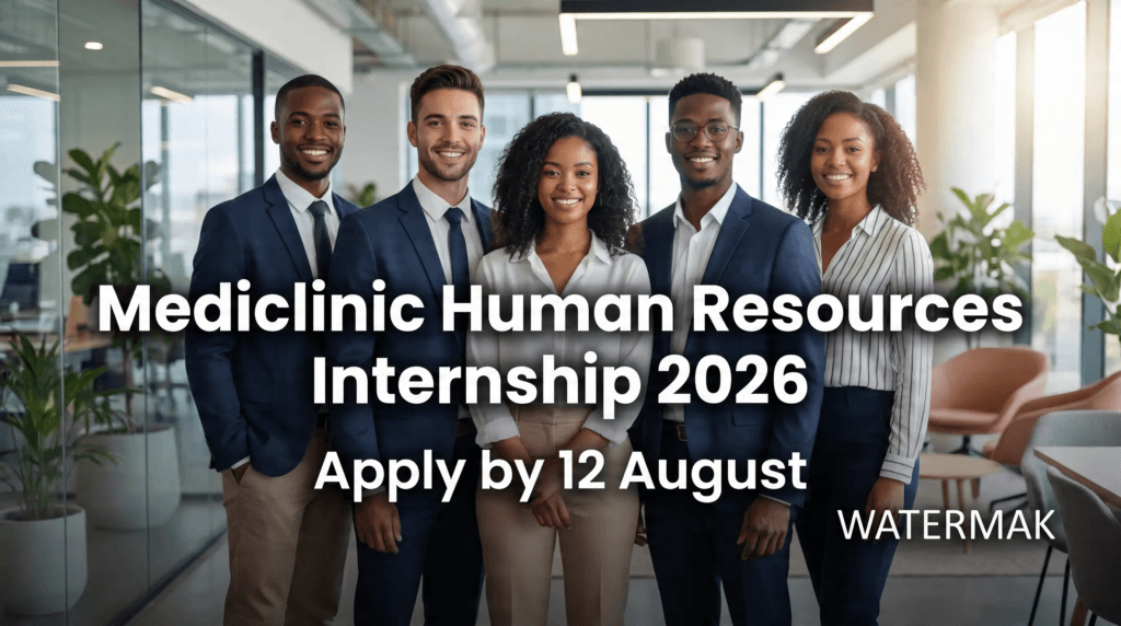Mediclinic Human Resources Internship 2026 – Apply by 12 August
