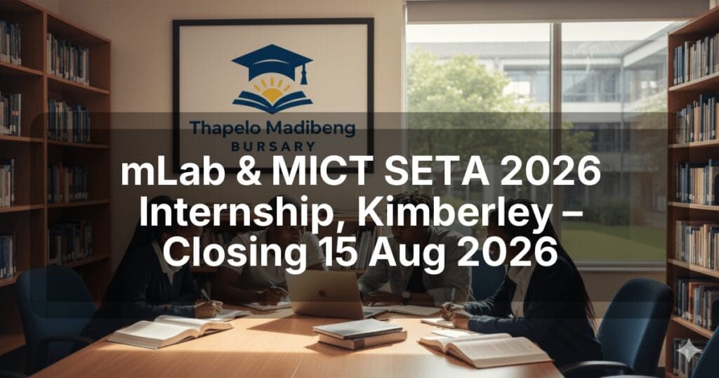 mLab & MICT SETA 2026 Internship, Kimberley – Closing 15 Aug 2026