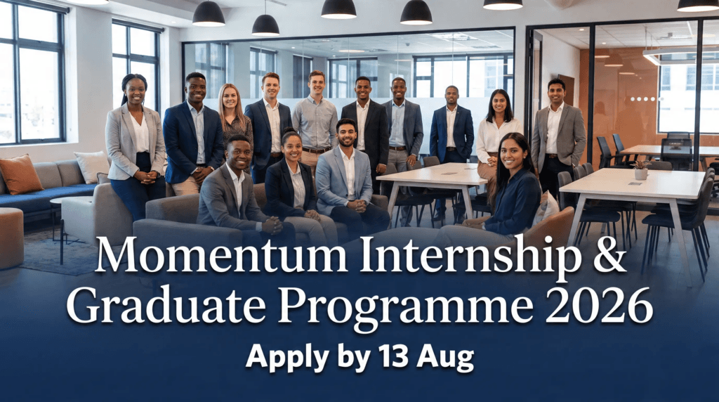 Momentum Internship & Graduate Programme 2026 – Apply by 13 Aug