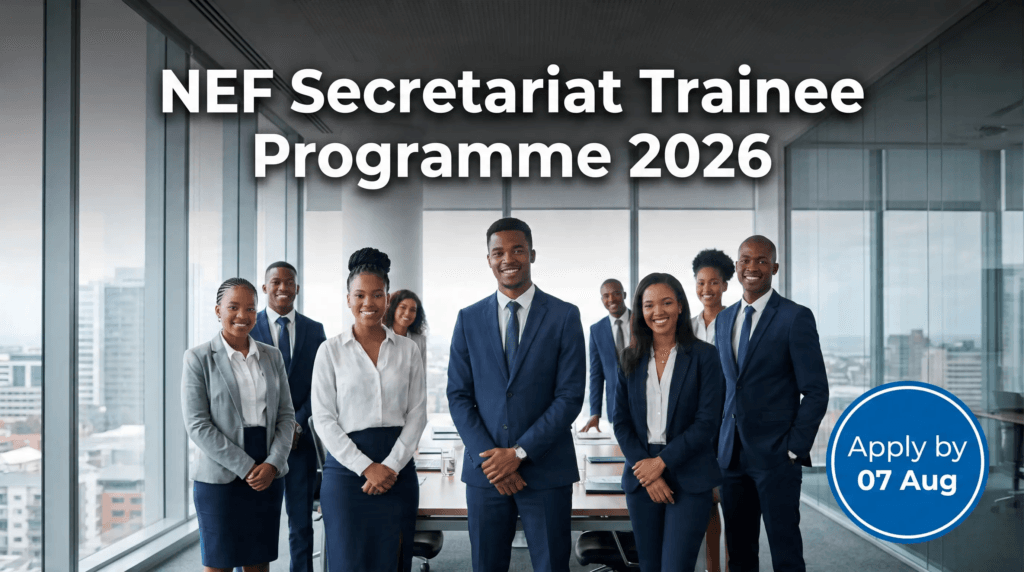 NEF Secretariat Trainee Programme 2026 – Apply by 07 Aug