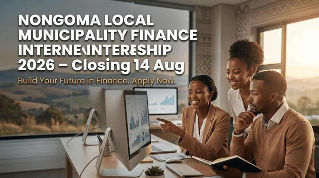 Nongoma Local Municipality Finance Internship 2026 – Closing 14 Aug