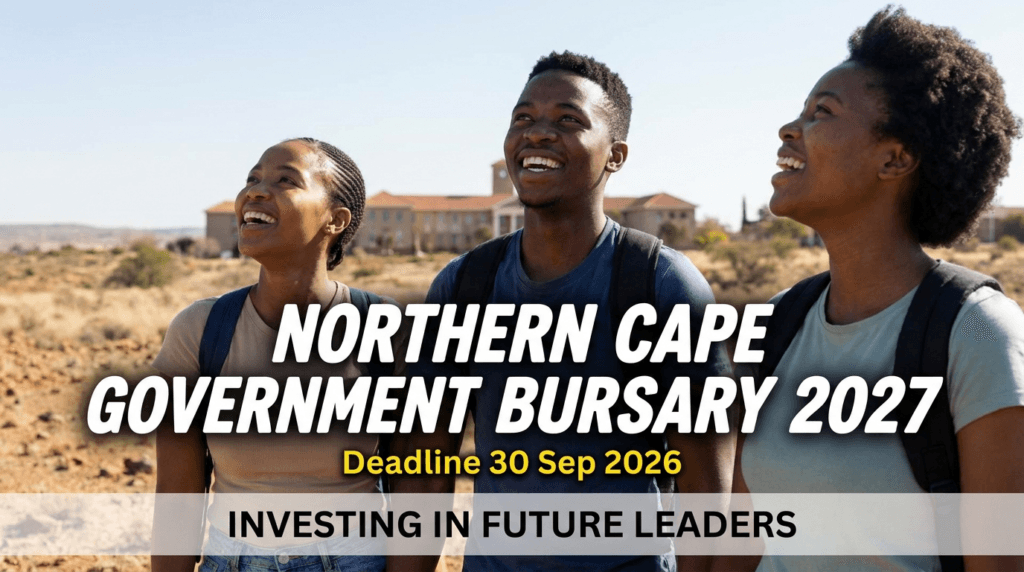 Northern Cape Government Bursary 2027 – Deadline 30 Sep 2026