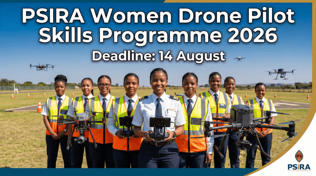 PSIRA Women Drone Pilot Skills Programme 2026 Deadline 14 August