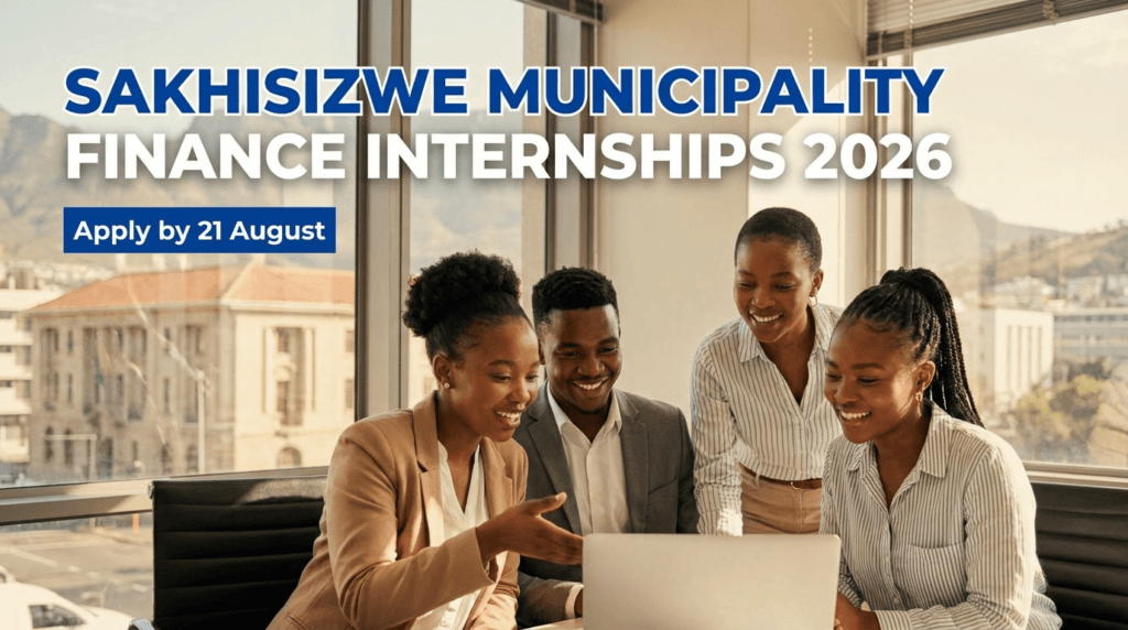 Sakhisizwe Municipality Finance Internships 2026 – Apply by 21 August