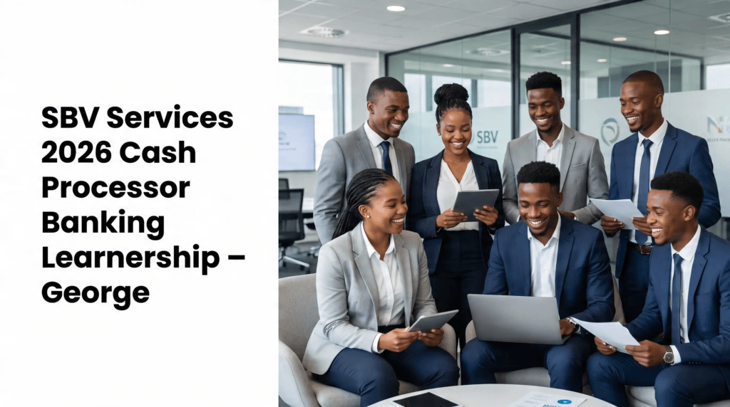 SBV Services 2026 Cash Processor Banking Learnership – George