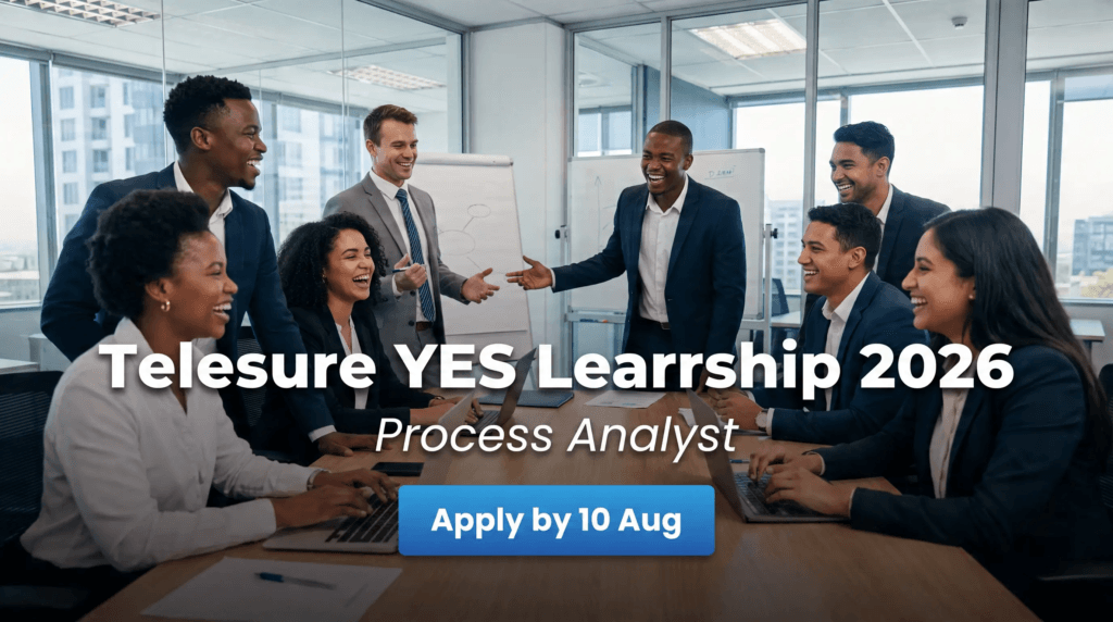 Telesure YES Learnership 2026 – Process Analyst – Apply by 10 Aug