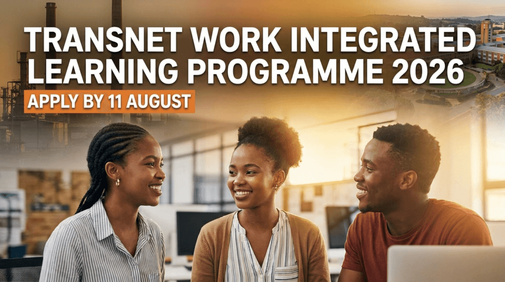 Transnet Work Integrated Learning Programme 2026 – Apply by 11 August