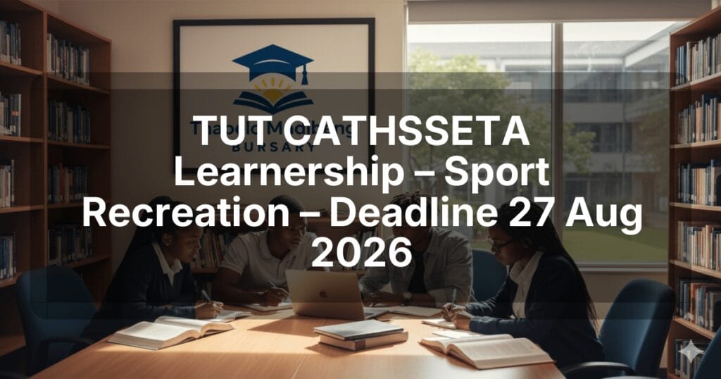 TUT CATHSSETA Learnership – Sport Recreation – Deadline 27 Aug 2026