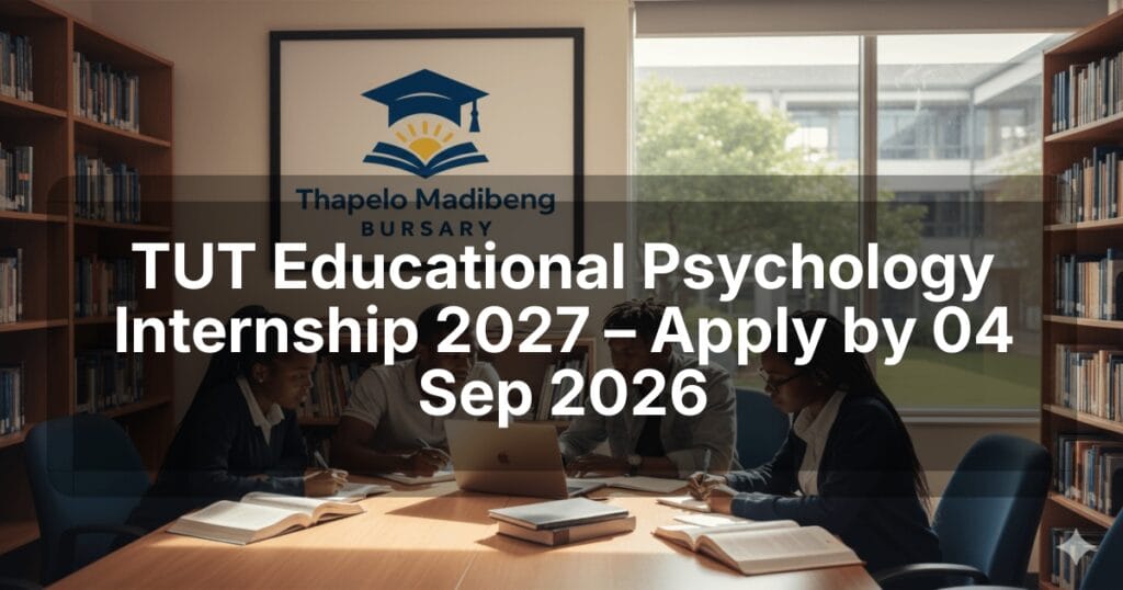 TUT Educational Psychology Internship 2027 – Apply by 04 Sep 2026
