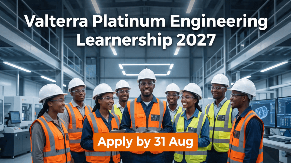 Valterra Platinum Engineering Learnership 2027 – Apply by 31 Aug