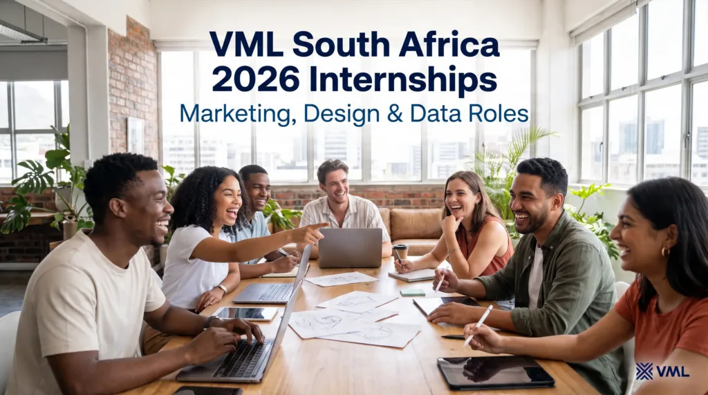 VML South Africa 2026 Internships – Marketing, Design & Data Roles