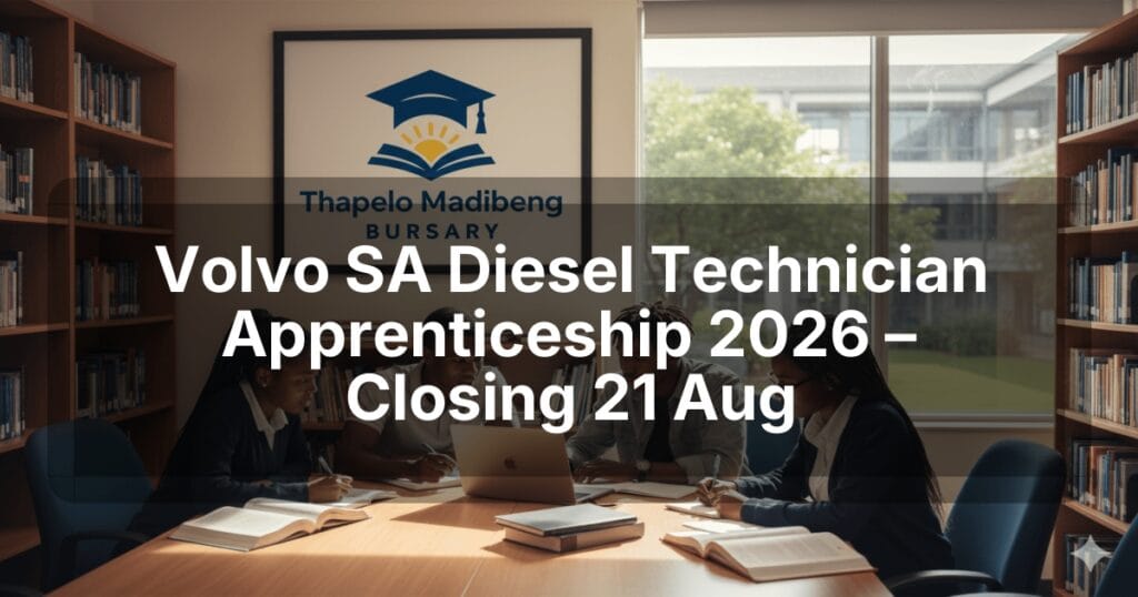 Volvo SA Diesel Technician Apprenticeship 2026 – Closing 21 Aug