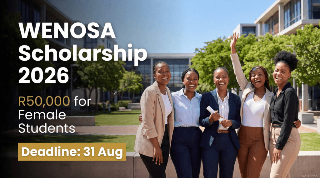 WENOSA Scholarship 2026 – R50 000 for Female Students, Deadline 31 Aug