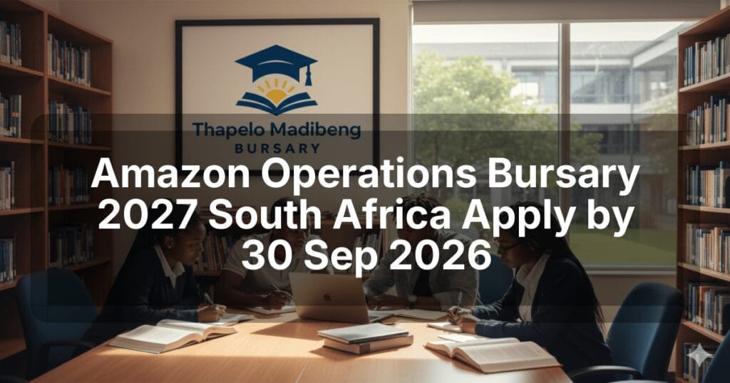 Amazon Operations Bursary 2027 South Africa Apply by 30 Sep 2026