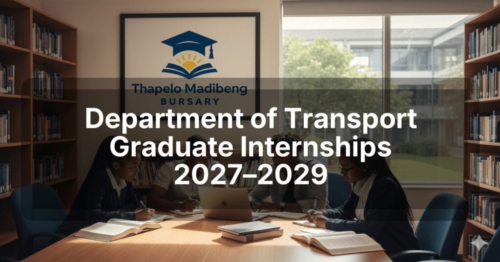 Department of Transport Graduate Internships 2027–2029