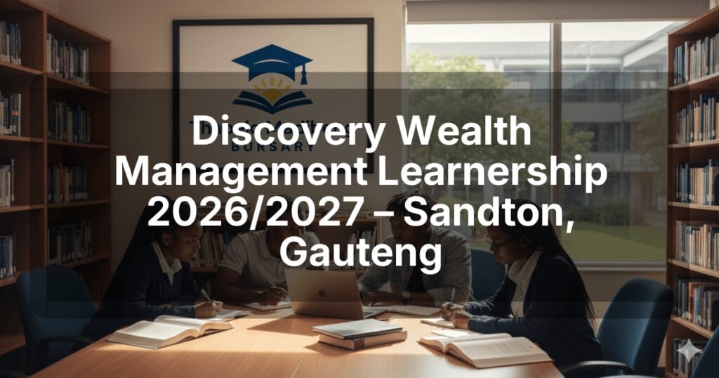 Discovery Wealth Management Learnership 2026/2027 – Sandton, Gauteng