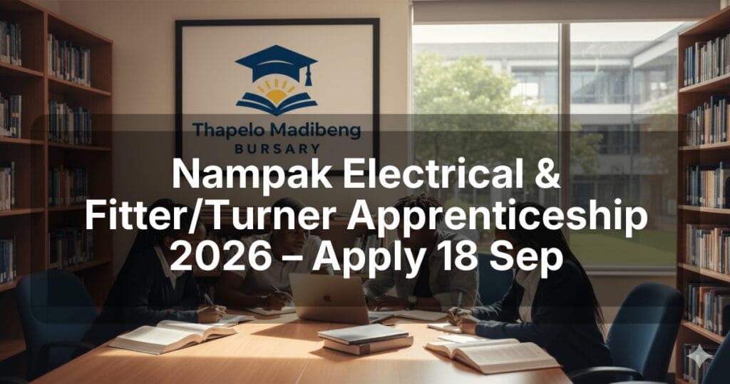 Nampak Electrical & Fitter/Turner Apprenticeship 2026 – Apply 18 Sep