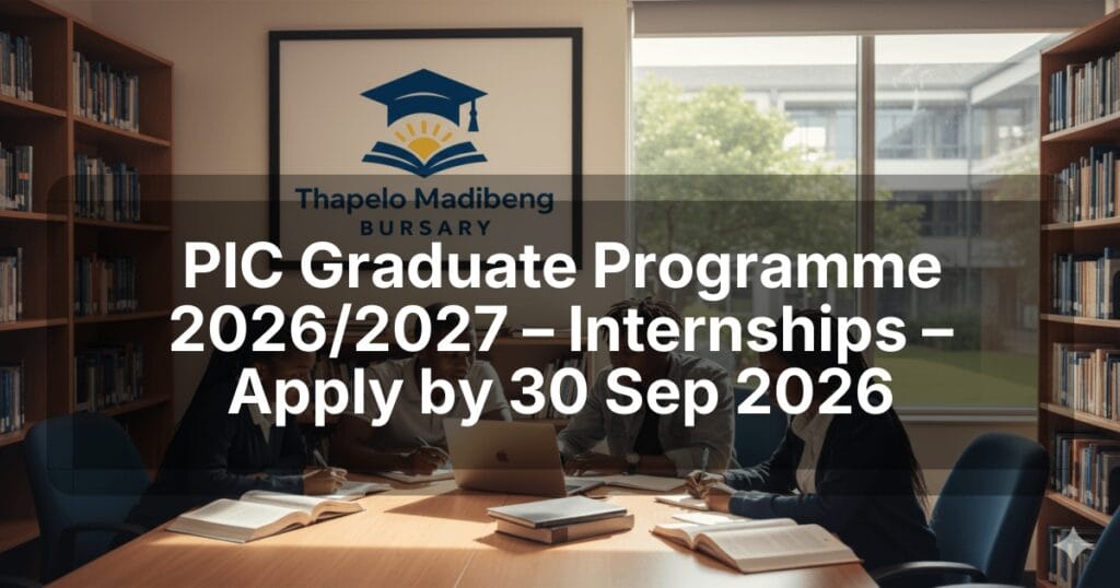 PIC Graduate Programme 2026/2027 – Internships – Apply by 30 Sep 2026
