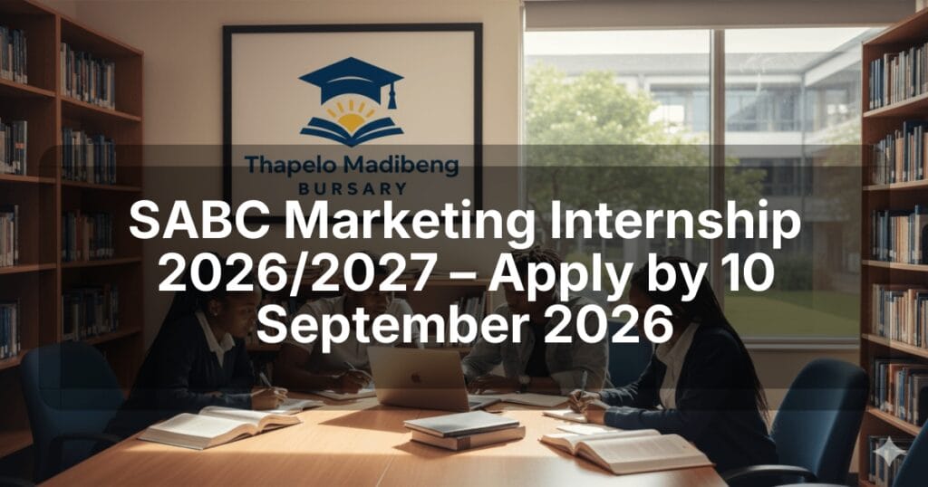 SABC Marketing Internship 2026/2027 – Apply by 10 September 2026
