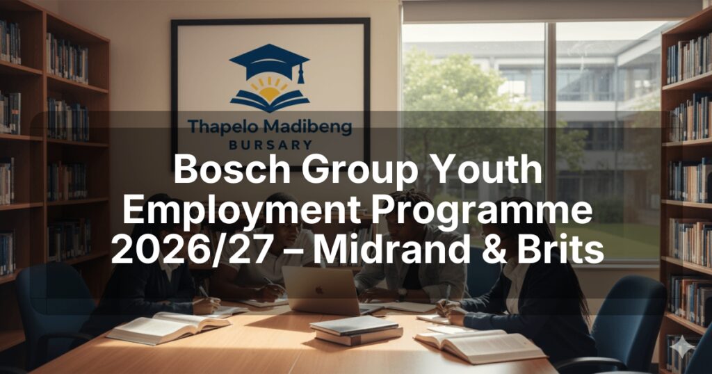 Bosch Group Youth Employment Programme 2026/27 – Midrand & Brits