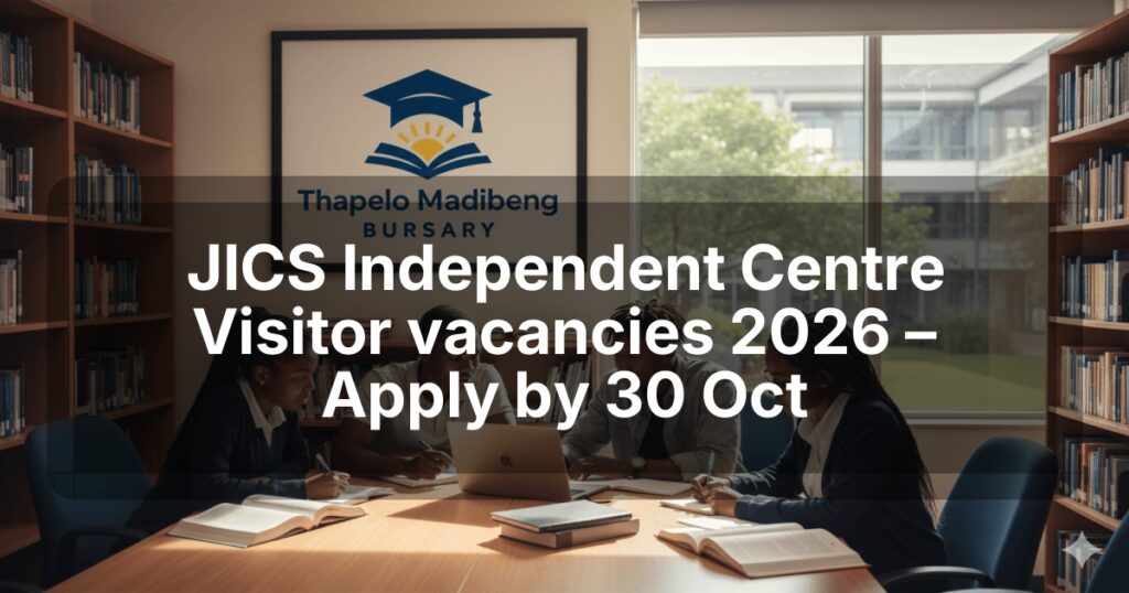 JICS Independent Centre Visitor vacancies 2026 – Apply by 30 Oct
